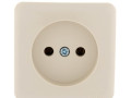 Розетка 1-м ОП Viola 16А IP20 без заземл. крем. LEZARD 751-0300-121