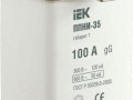 Вставка плавкая ППНИ-35 100А габарит 1 IEK DPP30-100