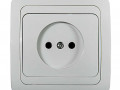 Розетка 1-м СП Classico 2022 16А IP20 бел. ASD / IN HOME 4680005959891