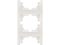 Рамка 3-м Мира верт. бел. LEZARD 701-0200-153